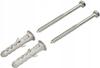 Toilet Bowl Mounting Pins - White Set