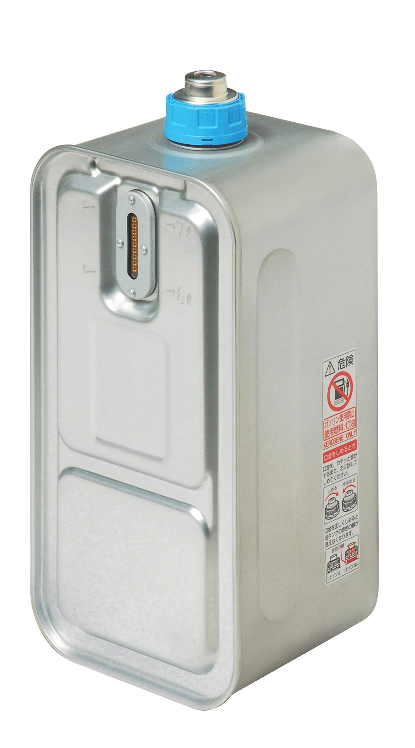 

Топливный бак Toyotomi для керосинового обогревателя Easy 11295904, Замок, Крышка с защитой от пролива, 7.0 л, Серебристый,