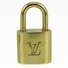 Used LOUIS VUITTON Cadena Key set No.315 metal gold padlock