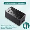 Earise | Multi-Function Multi-Port USB Charger 15 Ports
