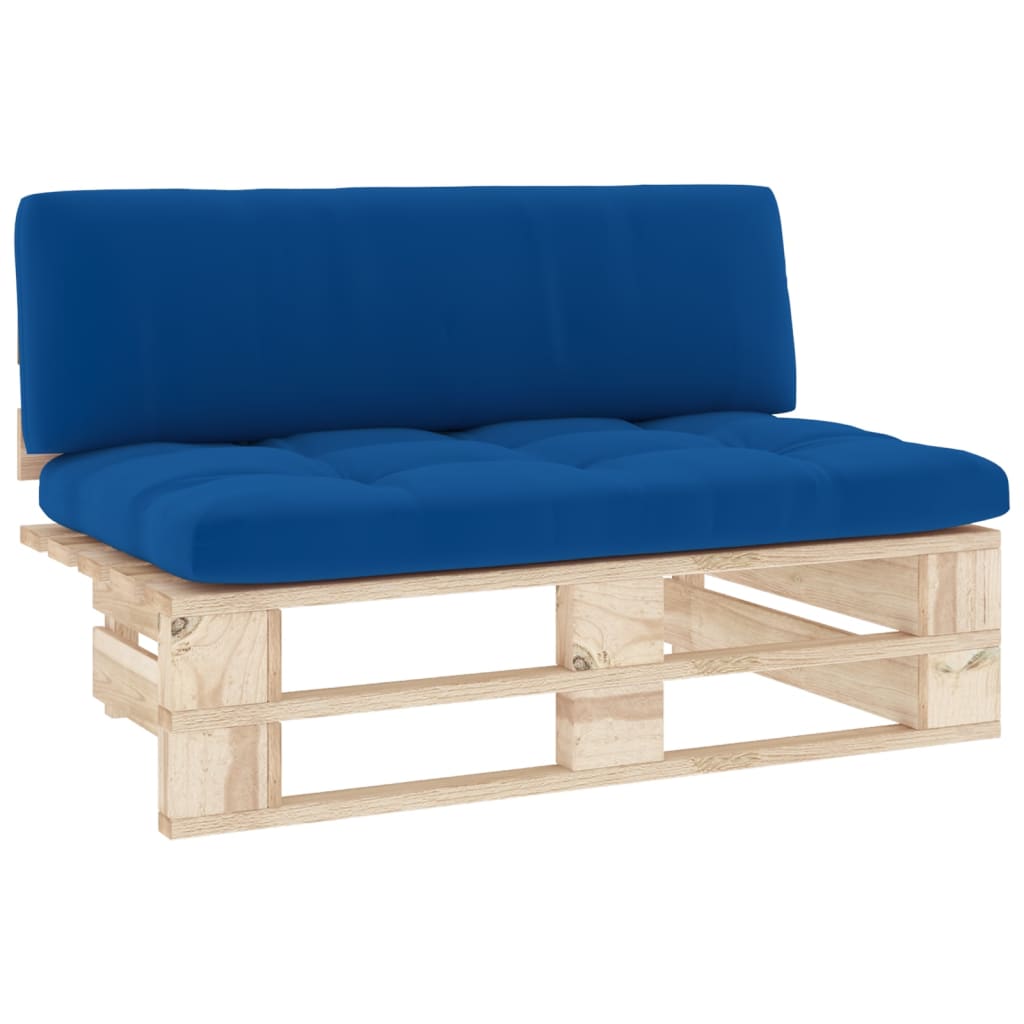 Vidaxl Garden Sofa Middle Section From Pallets, Impregnated Pine Wood