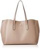 Legato Largo A4 Backpack LH-P0003 Lightweight Bonded PU Tote Bag, Gray Beige