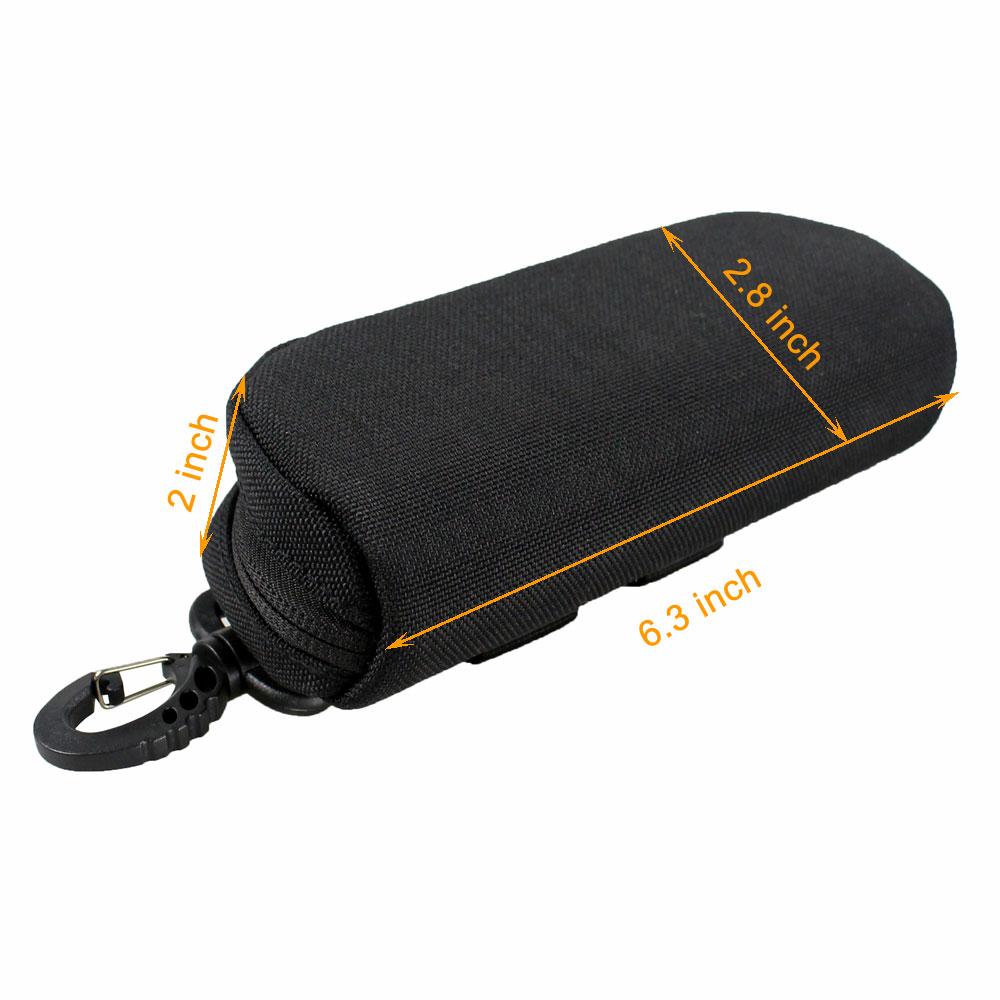 Nylon  Shockproof  Glasses  Case Portable Outdoor Waterproof  Sunglasses  Bag For Camping Hiking