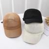 New Men's and Women's Outdoor Casual Breathable Baseball Caps Sunscreen Summer Adjustable Solid Color Sun Hat UV Protection Cap