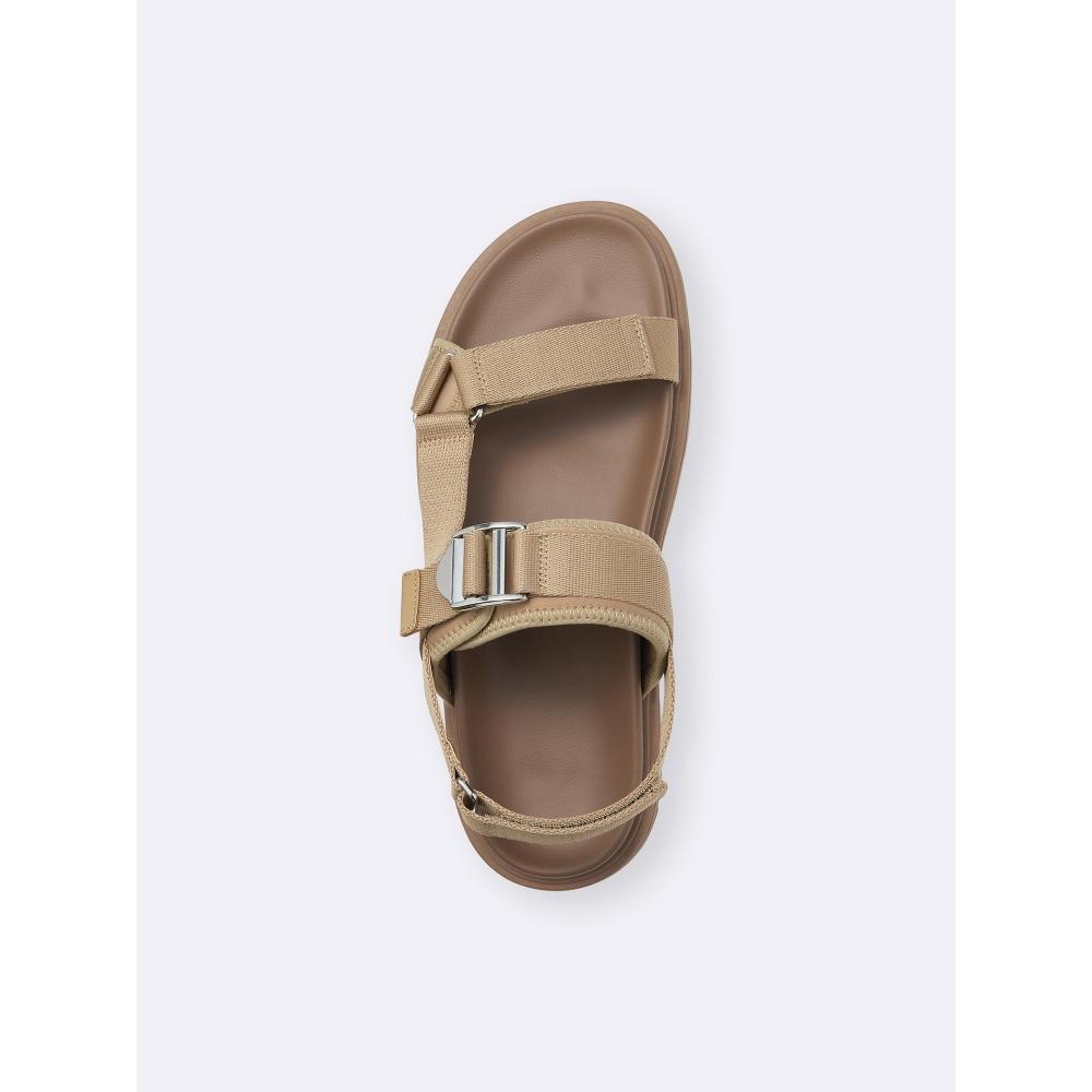 Gu By Uniqlo Metal Buckle Tape Sandals