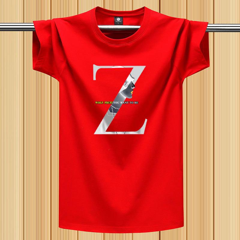 Men's Summer 2025 Pure Cotton Heavyweight Short-Sleeve Fashion T-Shirt