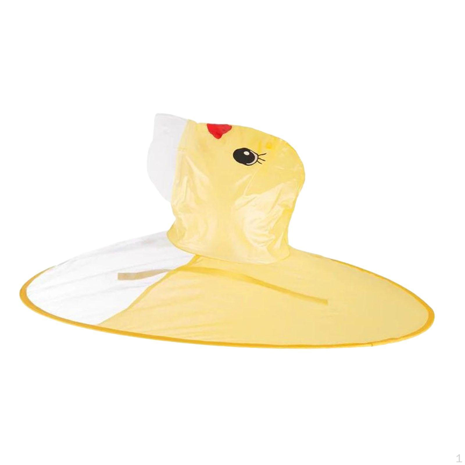 

Детский дождевик с рисунком утки для рыбалки сада на открытом воздухе M For 125 to 150cm