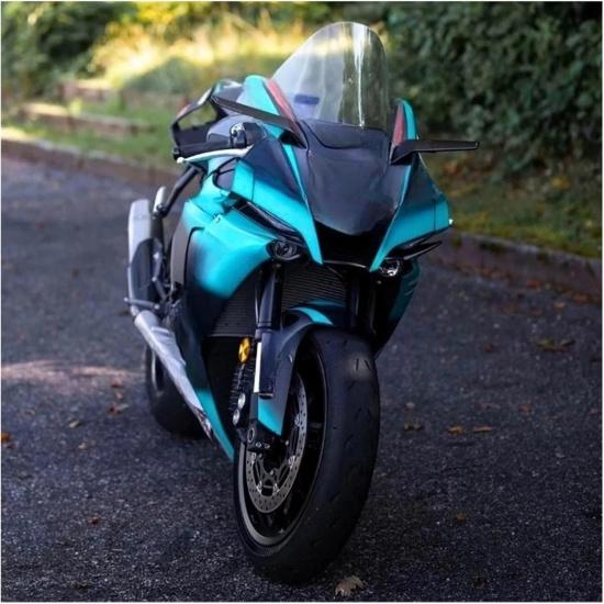 Motorcycle Rearview Mirrors Compatible With Yamaha R1 R1M 2020-2024 Stealth Mirrors Sports Winglets Mirror Kit Adjustable Rearview Mirrors