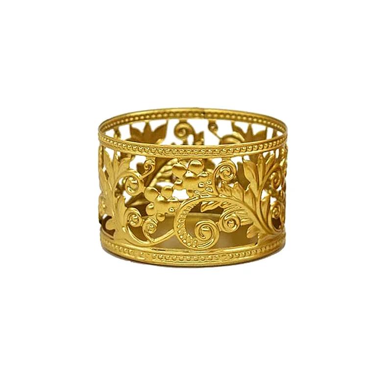 

Vintage Gold Candle Holders - Nordic Metal Geometric Hollowed Out Candlestick, Fragrance Candle Cup, Wedding Party Decor