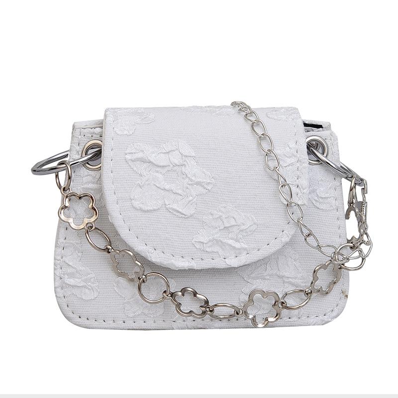 Niche design mini bag women's new small fresh three-dimensional printing chain bag fashionable trendy shoulder messenger bag