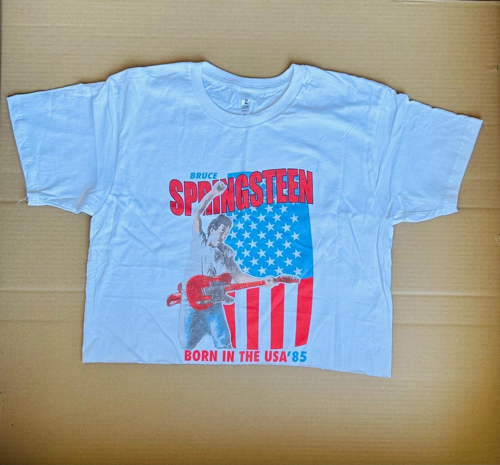 bruce springsteen crop Top 2XL
