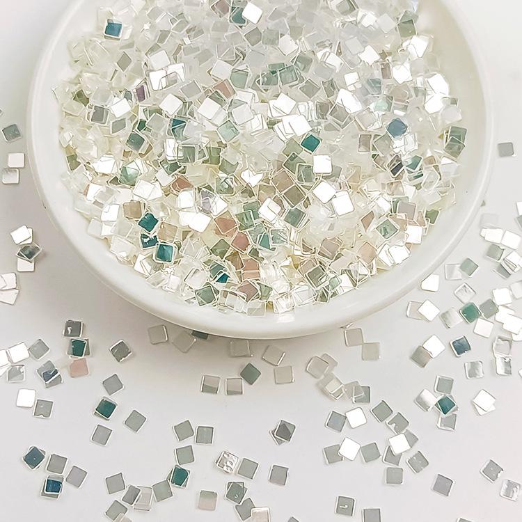 Irregular High-Flash Silver Crystal Sequin Jewelry DIY Accessories