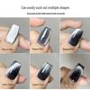 Enhanced Magnetic Cat Eye Nail Art Tool with Thickened Cylindrical Design and Black Silicone Drop-Proof Case