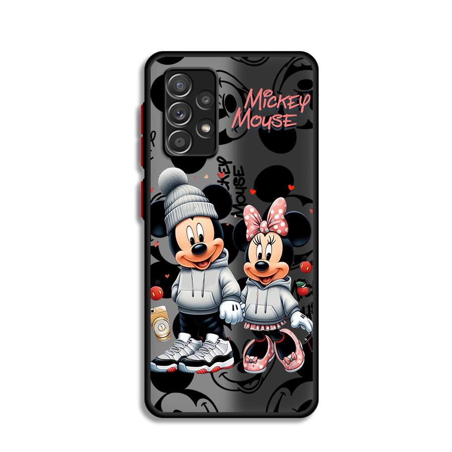 Disney Mickey Mouse Phone Case for Samsung A12 A13 A14 A15 A22 A23 A32 A52 A72 4G 5G A25 A33 A34 A35 A53 A54 A55 A73 5G A24 4G