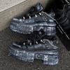 Platform shoes high street American men's shoes metal punk style retro niche design fried street fashion shoes tide 561204-J