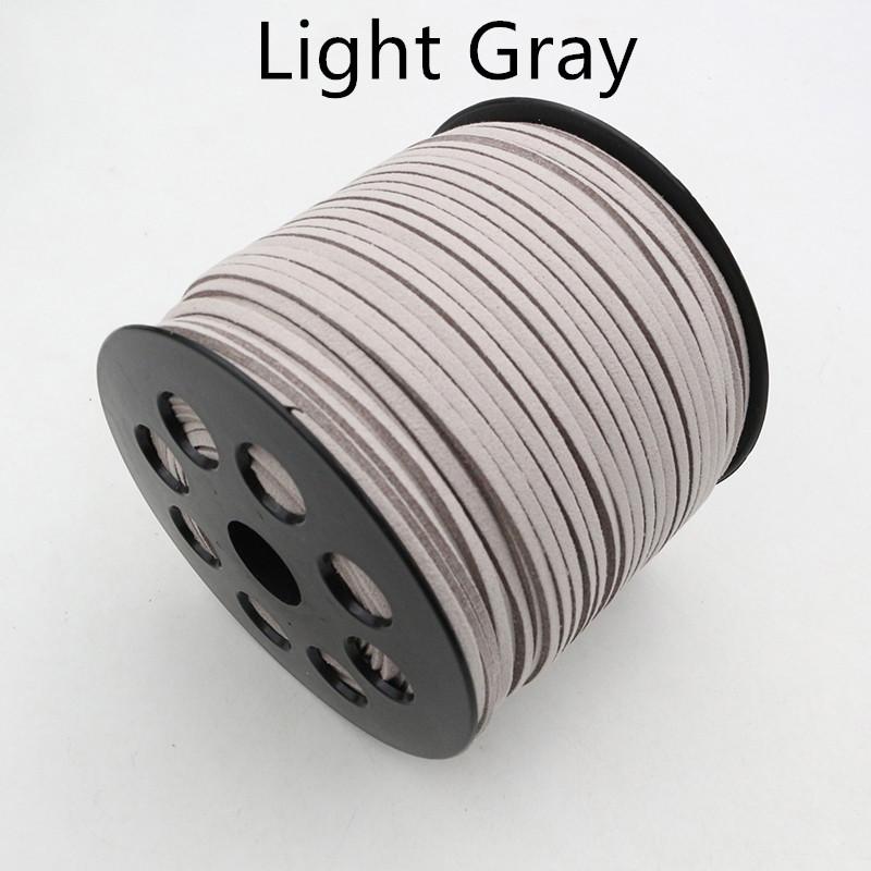10m/lot 2.5mm Flat Faux Suede Braided Cord Korean Velvet Leather Thread String Rope For DIY Necklace Jewelry Making Supplies