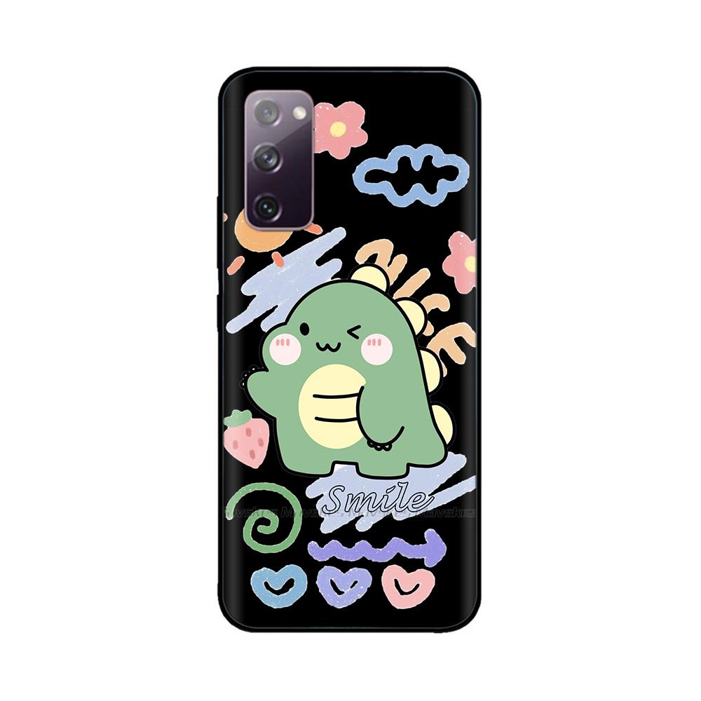 For Samsung Galaxy S20 FE Phone Case Cute Panda Funda Back Cover For Samsung S20 Ultra S20+ Liquid Silicone Protective Bumper