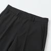 Men's Trendy Spring Loose-Fit Straight Leg Trousers with Half Elastic Waist