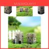 Charming Resin Castle Wall Miniature Decorative Figurine For Terrariums And Fish Tanks