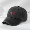 Stierkopf Baseballkappe | Vintage gewaschen, weich, schweißabsorbierend für Outdoor-Sportarten & Freizeit