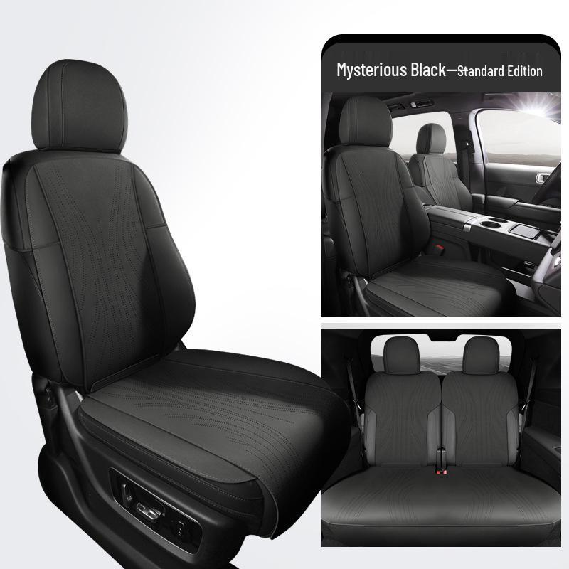 Universal Suede Car Seat Cushion: Ideal for L6-L9, Four Seasons, Semi-Enclosed Design