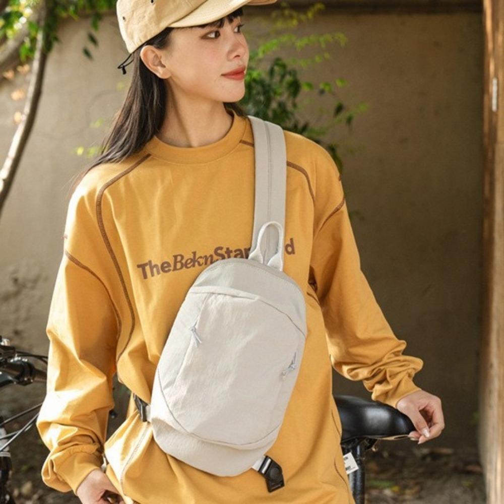 Multifunctional Men's Chest Bag Large Capacity Sports Crossbody Bag Nylon Shoulder Bag  Male