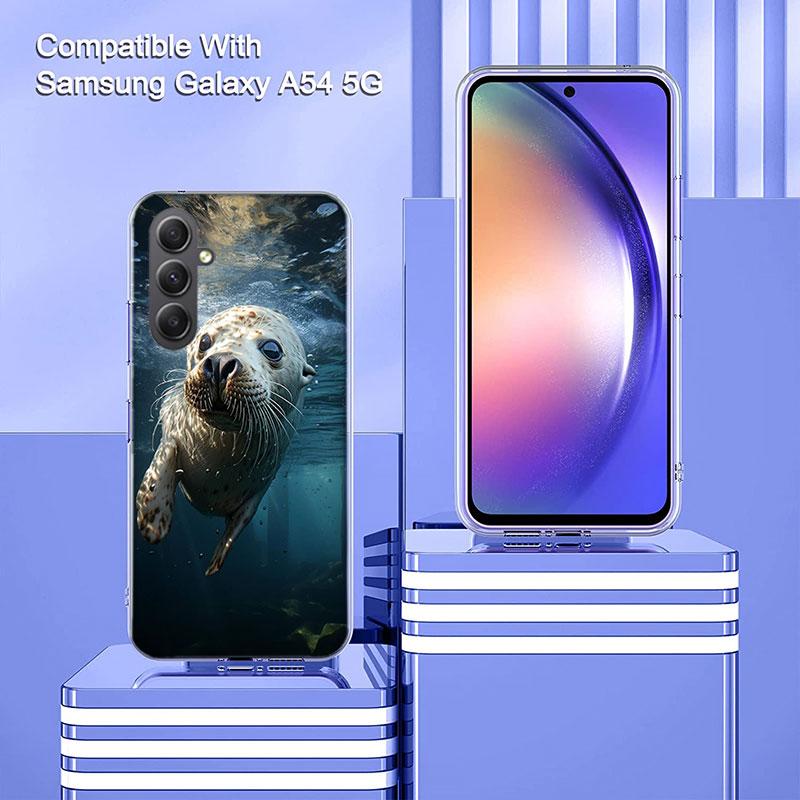 Seal Alert Phone Case for Samsung A16 A26 A36 A56 A17 A37 A57 A07 A06 A02S A03 A04S A05S Galaxy Note 20 10 A50S A71 A51 A31 A30