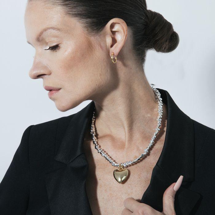 Kette - LUXENTER - Norku - 18 Karat Gelbgold plattiert - 42 cm + 5 cm Verlängerung - Vergoldet Damen