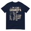 Im A Dad Grandpa And Veteran Fathers Day Papa Grandpa TShirt