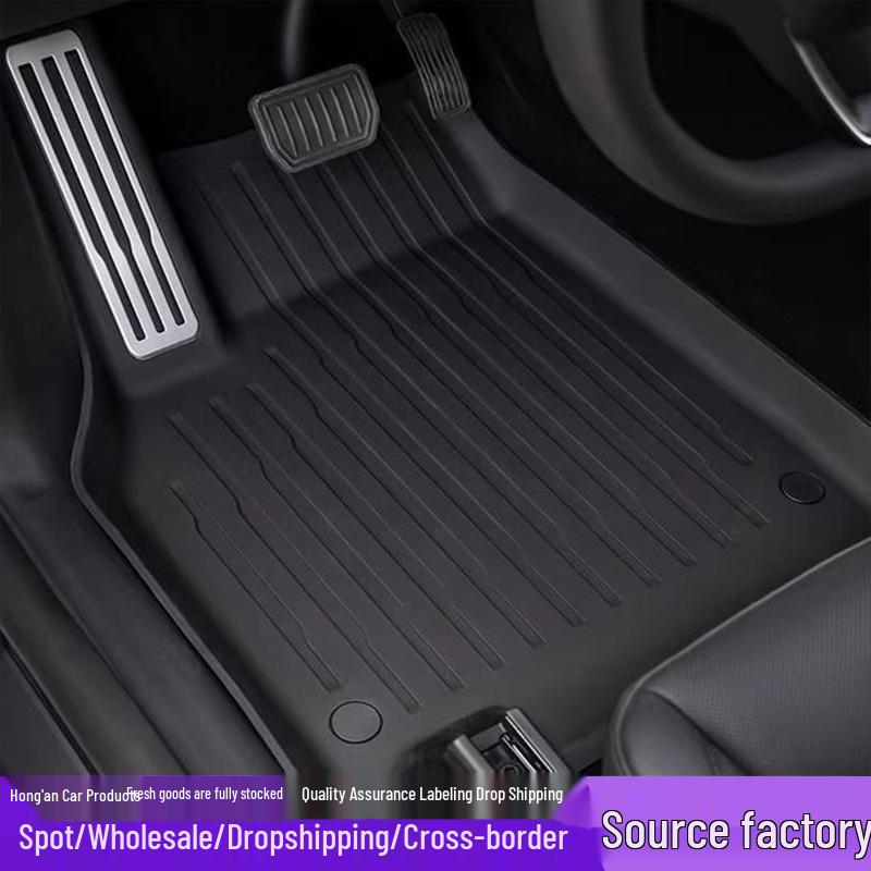 Compatible TPE Foot Pads for Tesla Model Y: Premium Mother-Baby Grade Set