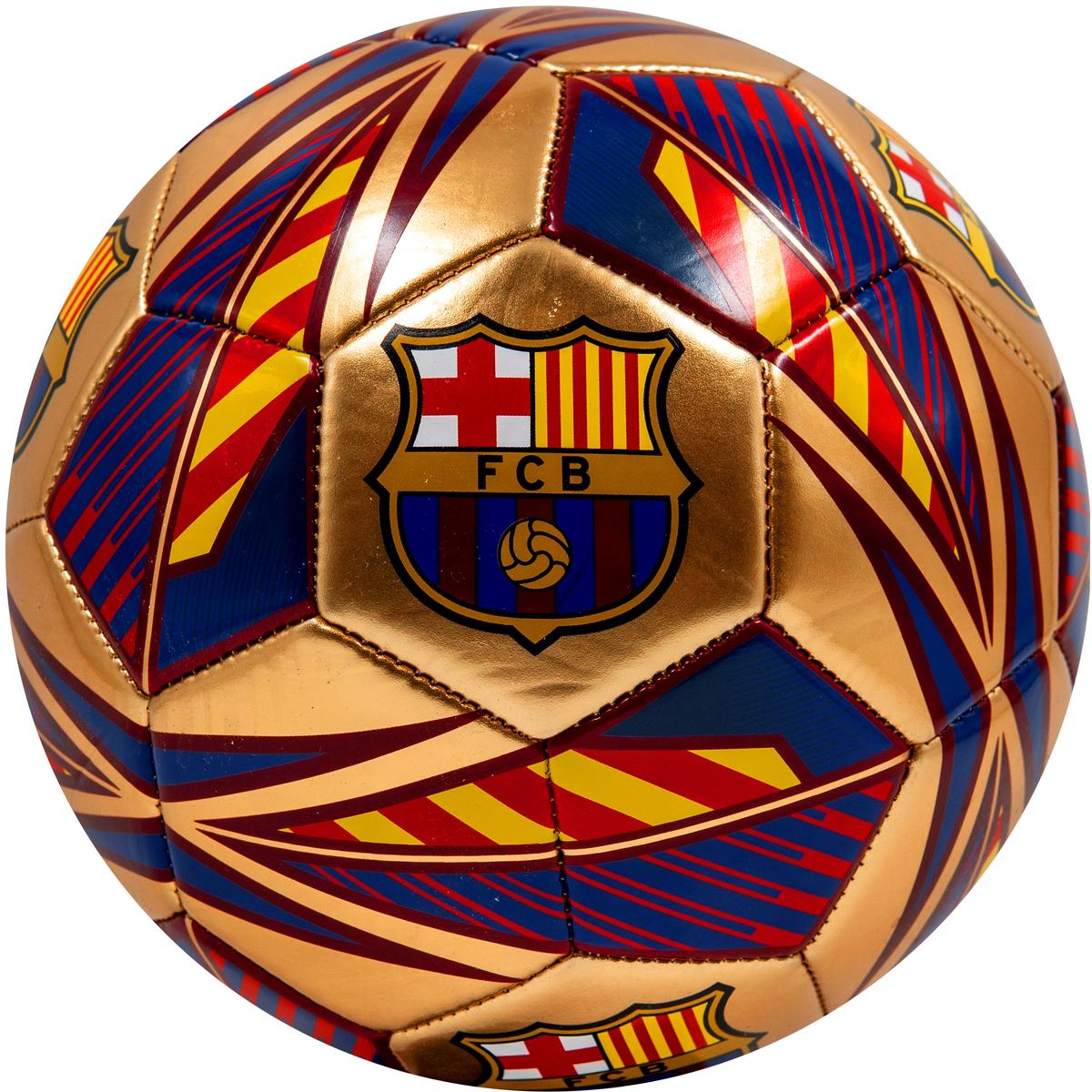 Fc Barcelona - Speelbal - Voetbal Goud Maat 5 08857 2015589