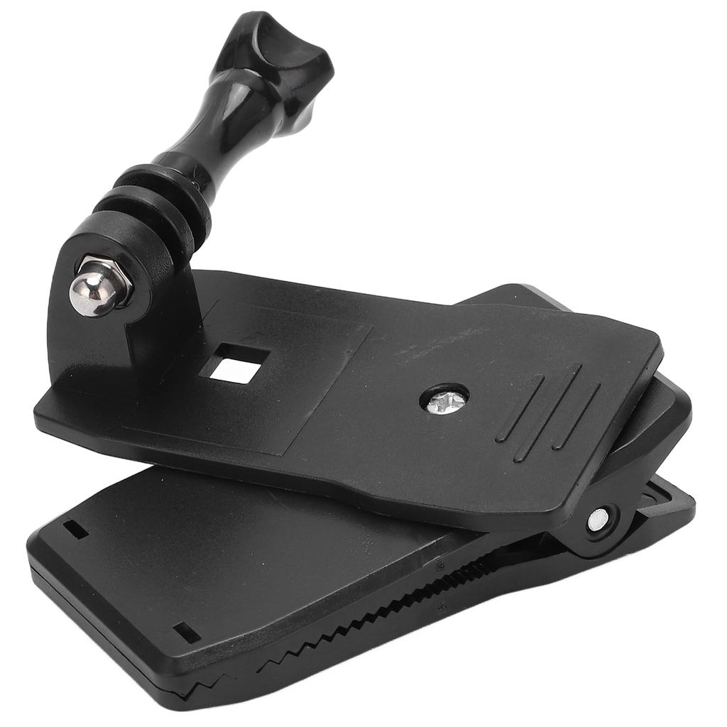 Action Camera Clip Holder Wearable Equipment 360 degrees  Rotation Base Clamp Backpack Strap Clip with J Hook Buckle