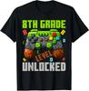 First Day Grade 8th Funny Design Gamer Funny Day Unisex T-Shirt