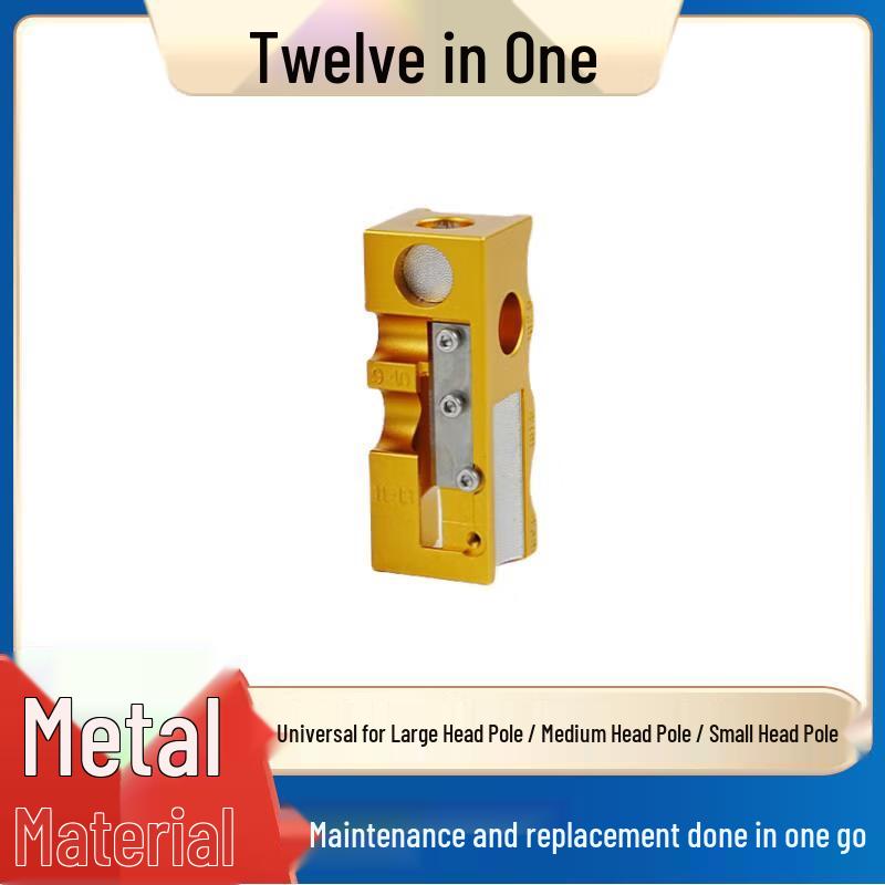 Multifunctional 12-in-1 Billiard Cue Tip Repair Tool