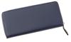 Neu Interesse Men's Nacht Long Wallet with Round Zipper, Size 3540 [05] Navy X Chocolate