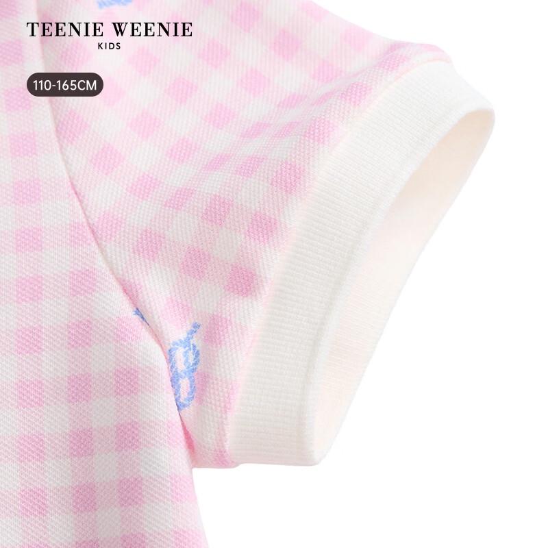 Teenie Weenie Kids' Girl's Plaid Polo A-Line Dress