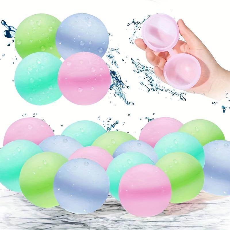 Reusable Water Balloons Toys Soft Silicone Water Balls Quick-Fill Water Balls Summer Outdoor Pool Beach Party Fun Game Water Toy