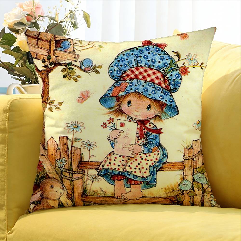 S-Sarah K-Kay Vintage Country   Various Sizes Square Pillow Case For Car Home Bedchamber Decor
