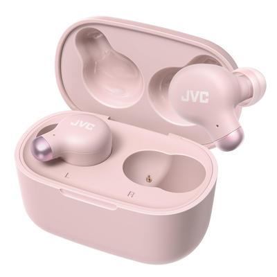 JVC Kenwood Bezprzewodowy Bluetooth Dźwięki otoczenia do 28 godzin Kompaktowe i o niskim opóźnieniu Idealne do słuchawek Pink HA-Z251T-P, Wersja. 5.3, Anulowanie,