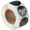 Round Self-Adhesive Labels 500 Pcs Label Stickers Roll Thank You Stickers Labels  Birthdays