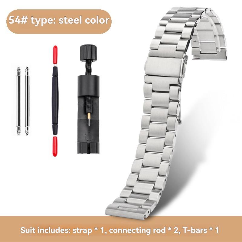 JEDENDla zegarka Casio PROTREK Pasek PRW-600/PRW-60/50/70 Solidna Stal Nierdzewna Pasek Łańcuszkowy Męski 23mm Metalowa Opaska BransoletkaMN