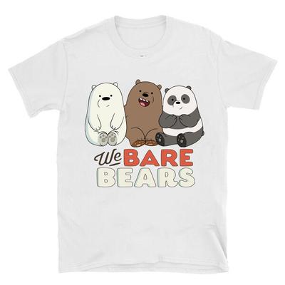 VI BARE BJØRNER MORSOM T-skjorte Topper Tee Bomulls-T-skjorte Beste Gave Alle Størrelser S-4XL
