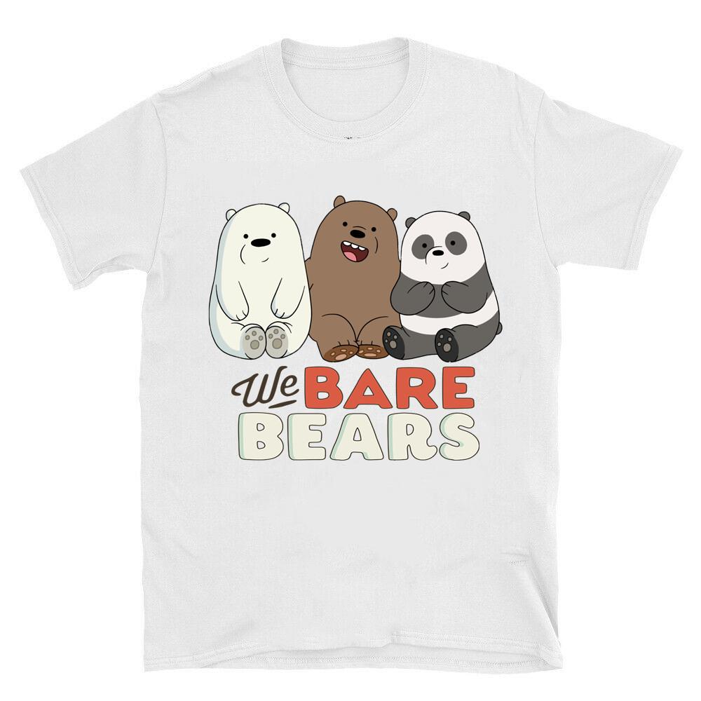 

WE BARE BEARS FUNNY T-shirt Tops Tee Cotton Tee Best Gift All Size S-4XL 4XL