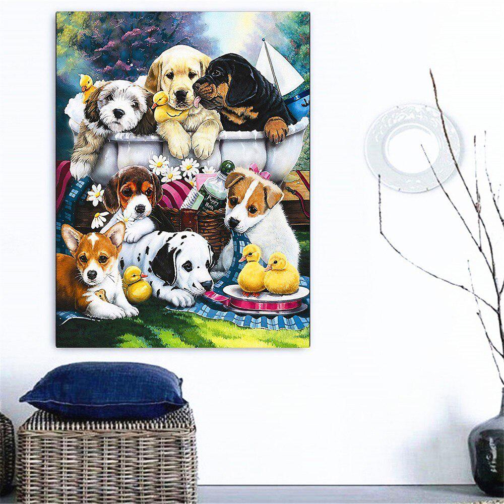 Diamond Embroidery Animals Diamond Painting Round Arrival Diamond Mosaic Full Layout Pictures