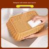Rectangular Imitation Rattan Storage Basket