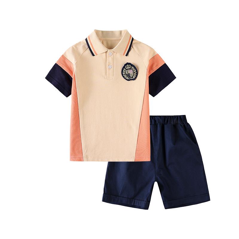 

Детский летний спортивный костюм для летней школы – стиль выпускника начальной школы и детского сада 110 cm