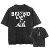 Anime Jujutsu Kaisen Fushiguro Toji Printed Tshirt Mens and Womens Washed Tshirt High Quality Vintage Tshirt Tops