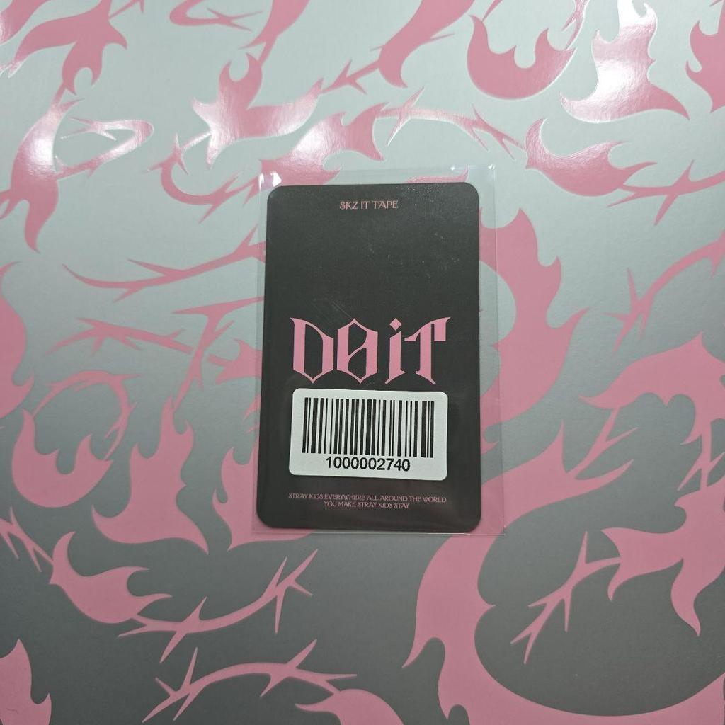 [USED] StrayKids/Seungmin/DoiT/Trading Card/FANS/SKZ/Bonus