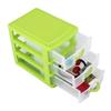 Drawer Organizer Jewelry Makeup Storage Box Plastic Container Case 3 Layers Green