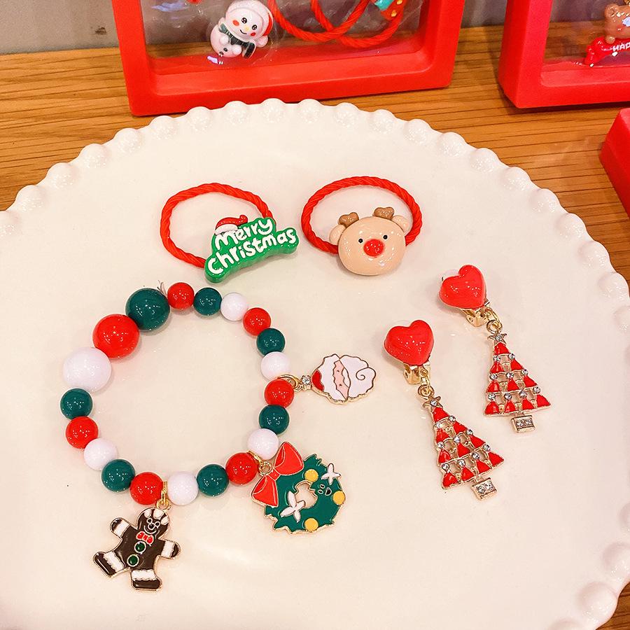 Colorful Handmade Beaded Christmas Bracelet for Girls – Party Jewelry & Ornaments